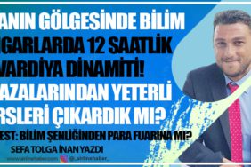 Paranın Gölgesinde Bilim. Hangarlarda 12 saatlik vardiya dinamiti!
