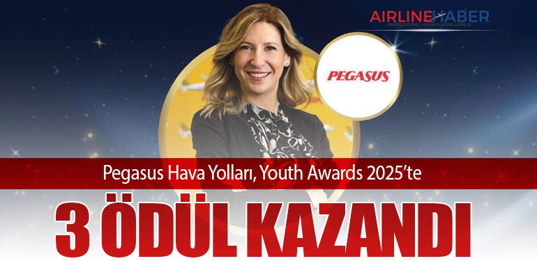 Pegasus Hava Yolları, Youth Awards 2025’te 3 Ödül Kazandı