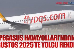Pegasus Havayolları’ndan Ağustos 2025’te Yolcu Rekoru