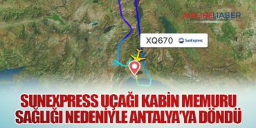 SunExpress Uçağı Kabin Memuru Sağlığı Nedeniyle Antalya’ya Döndü 1 Haberler SunExpress SunExpress Uçağı Kabin Memuru Sağlığı Nedeniyle Antalya’ya Döndü