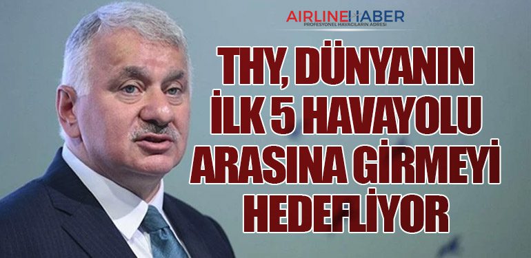 THY, Dünyanın İlk 5 Havayolu Arasına Girmeyi Hedefliyor