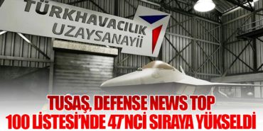 TUSAŞ, Defense News Top 100 Listesi’nde 47’nci Sıraya Yükseldi 8 Haberler ICAO TUSAŞ, Defense News Top 100 Listesi’nde 47’nci Sıraya Yükseldi