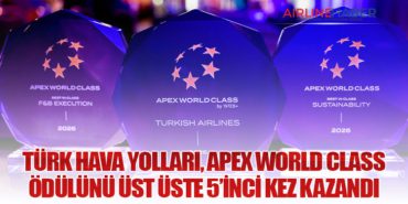 Türk Hava Yolları, APEX World Class Ödülünü Üst Üste 5’inci Kez Kazandı 9 Haberler AJet Türk Hava Yolları, APEX World Class Ödülünü Üst Üste 5’inci Kez Kazandı