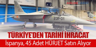 Türkiye’den Tarihi İhracat: İspanya, 45 Adet HÜRJET Satın Alıyor