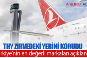 Türkiye’nin en değerli markaları açıklandı: THY zirvedeki yerini korudu
