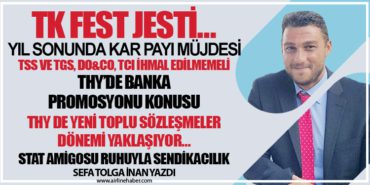 THY’DE BANKA PROMOSYONU KONUSU 7 Köşe Yazıları Anadolu THY’DE BANKA PROMOSYONU KONUSU