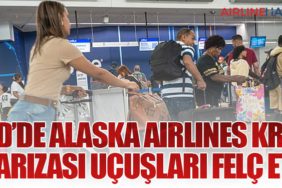 ABD’de Alaska Airlines Krizi: BT Arızası Uçuşları Felç Etti