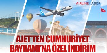 AJet’ten Cumhuriyet Bayramı’na Özel İndirim