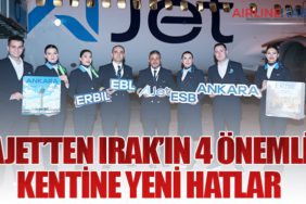 AJet’ten Irak’ın 4 önemli kentine yeni hatlar