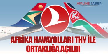 Afrika Havayolları Türk Hava Yolları ile Ortaklığa Açıldı