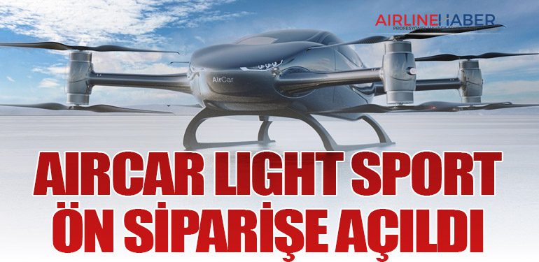 AirCar Light Sport Ön Siparişe Açıldı