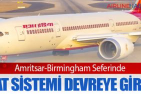 Amritsar-Birmingham Seferinde RAT Sistemi Devreye Girdi
