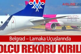 Belgrad – Larnaka Uçuşlarında Yolcu Rekoru Kırıldı