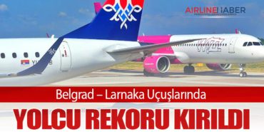 Belgrad – Larnaka Uçuşlarında Yolcu Rekoru Kırıldı