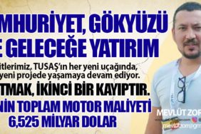 Cumhuriyet, Gökyüzü ve Geleceğe Yatırım. Unutmak, ikinci bir kayıptır