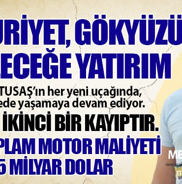 Cumhuriyet, Gökyüzü ve Geleceğe Yatırım. Unutmak, ikinci bir kayıptır 5 Haberler THY Cumhuriyet, Gökyüzü ve Geleceğe Yatırım. Unutmak, ikinci bir kayıptır