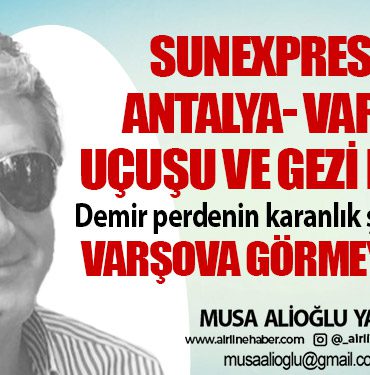 SunExpress ile Antalya-Varşova Uçuşu ve Gezi Notları. Demir perdenin karanlık şehri yok artık Varşova görmeye değer! 4 Köşe Yazıları Gökyüzü SunExpress ile Antalya-Varşova Uçuşu ve Gezi Notları. Demir perdenin karanlık şehri yok artık Varşova görmeye değer!