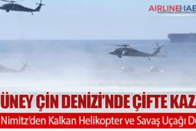 Güney Çin Denizi’nde Çifte Kaza: USS Nimitz’den Kalkan Helikopter ve Savaş Uçağı Düştü