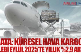 IATA: Küresel Hava Kargo Talebi Eylül 2025’te Yıllık %2,9 Arttı