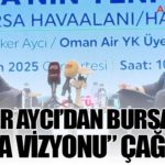 İlker Aycı’dan Bursa’ya “Hava Vizyonu” Çağrısı 