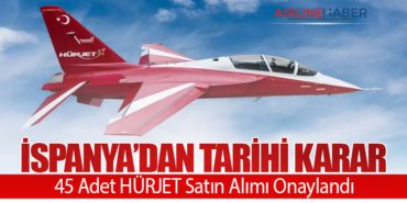 İspanya’dan Tarihi Karar: 45 Adet HÜRJET Satın Alımı Onaylandı