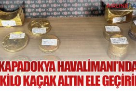 Kapadokya Havalimanı’nda 61 Kilo Kaçak Altın Ele Geçirildi: 5 Kişi Tutuklandı
