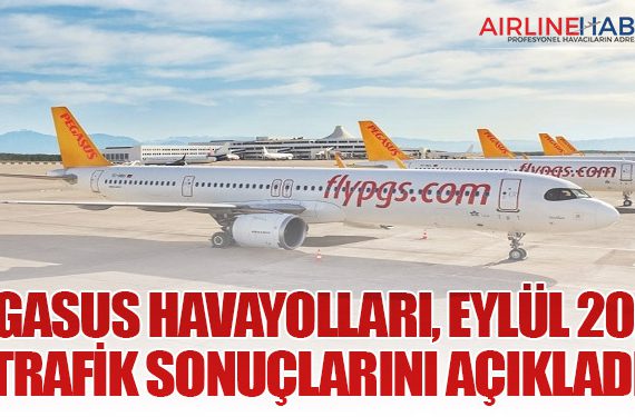 Pegasus Havayolları, Eylül 2025 Trafik Sonuçlarını Açıkladı