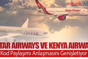 Qatar Airways ve Kenya Airways Kod Paylaşımı Anlaşmasını Genişletiyor