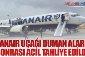 Ryanair Uçağı Duman Alarmı Sonrası Acil Tahliye Edildi