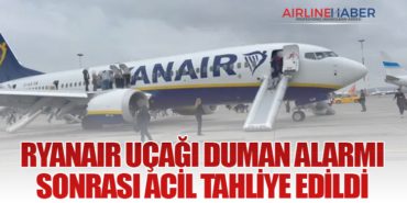 Ryanair Uçağı Duman Alarmı Sonrası Acil Tahliye Edildi