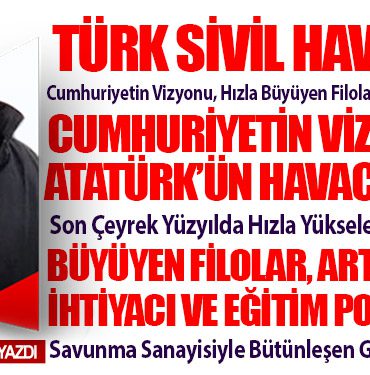 Türk Sivil Havacılığı: Cumhuriyetin Vizyonu, Hızla Büyüyen Filolar ve Eğitim Politikaları 4 Haberler THY Savunma Sanayisiyle Bütünleşen Güçlü Bir Havacılık