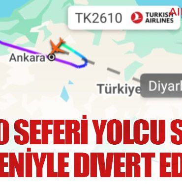 TK2610 Seferi Yolcu Sağlığı Nedeniyle Divert Edildi 13 Haberler Pegasus TK2610