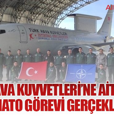 Türk Hava Kuvvetleri’ne Ait E-7T HİK Uçağı NATO Görevi Gerçekleştirdi 10 Haberler Şam Türk Hava Kuvvetleri’ne Ait E-7T HİK Uçağı NATO Görevi Gerçekleştirdi