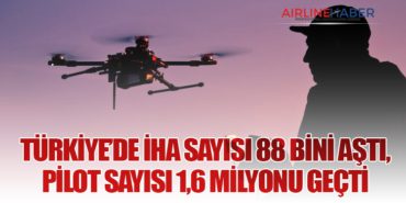 Türkiye’de İHA Sayısı 88 Bini Aştı, Pilot Sayısı 1,6 Milyonu Geçti