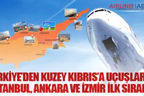 Türkiye’den Kuzey Kıbrıs’a Uçuşlarda İstanbul, Ankara ve İzmir İlk Sırada