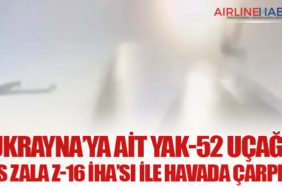 Ukrayna’ya Ait YAK-52 Uçağı, Rus ZALA Z-16 İHA’sı ile Havada Çarpıştı