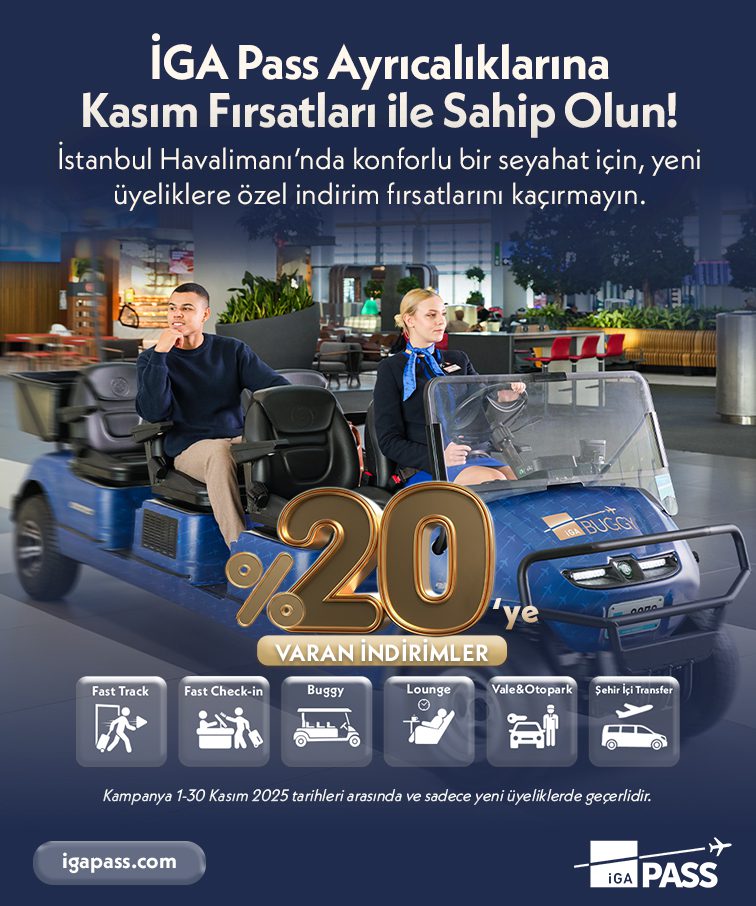İGA Pass’ten Kasım Ayına Özel Kampanya: Yıllık Paketlerde %20’ye Varan İndirim Fırsatı 4 Haberler İGA Pass https://www.igapass.com/tr