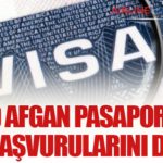 ABD Afgan Pasaportlu Vize Başvurularını Durdu
