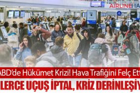 ABD’de Hükümet Krizi! Hava Trafiğini Felç Etti: Binlerce Uçuş İptal, Kriz Derinleşiyor
