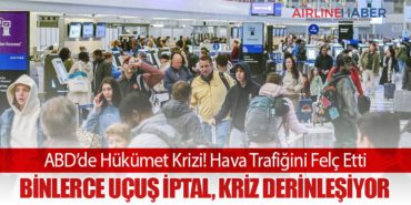 ABD’de Hükümet Krizi! Hava Trafiğini Felç Etti: Binlerce Uçuş İptal, Kriz Derinleşiyor