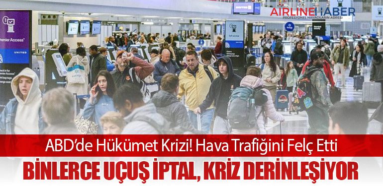 ABD’de Hükümet Krizi! Hava Trafiğini Felç Etti: Binlerce Uçuş İptal, Kriz Derinleşiyor