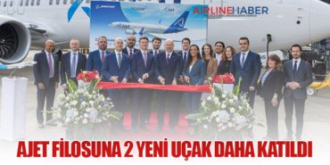 AJet filosuna 2 yeni uçak daha katıldı