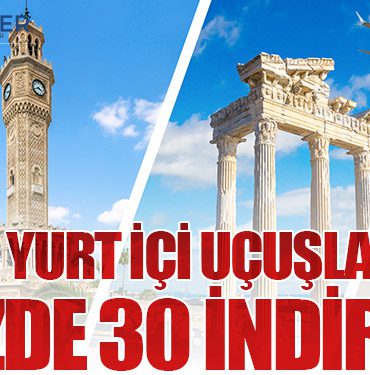 AJet’in Yurt İçi Uçuşlarında Yüzde 30 İndirim