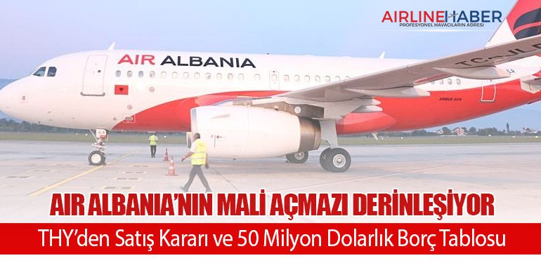 Air Albania’nın Mali Açmazı Derinleşiyor: THY’den Satış Kararı ve 50 Milyon Dolarlık Borç Tablosu