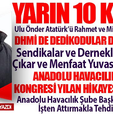 Anadolu Havacılık Şubesi Kongresi Yılan Hikayesine Döndü… DHMİ de Dedikodular Durulmuyor