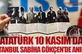 Atatürk 10 Kasım’da İstanbul Sabiha Gökçen’de anıldı