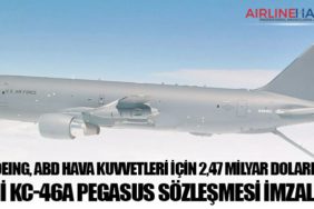 Boeing, ABD Hava Kuvvetleri İçin 2,47 Milyar Dolarlık Yeni KC-46A Pegasus Sözleşmesi İmzaladı