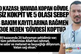 C-130 Kazası: Havada Kopan Gövde, Sessiz Kokpit ve 5 Olası Sebep