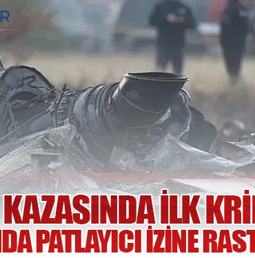 C-130 Kazasında İlk Kriminal Raporunda Patlayıcı İzine Rastlanmadı