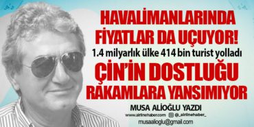 Havalimanlarında fiyatlar da uçuyor! 1.4 milyarlık ülke 414 bin turist yolladı Çin’in dostluğu rakamlara yansımıyor